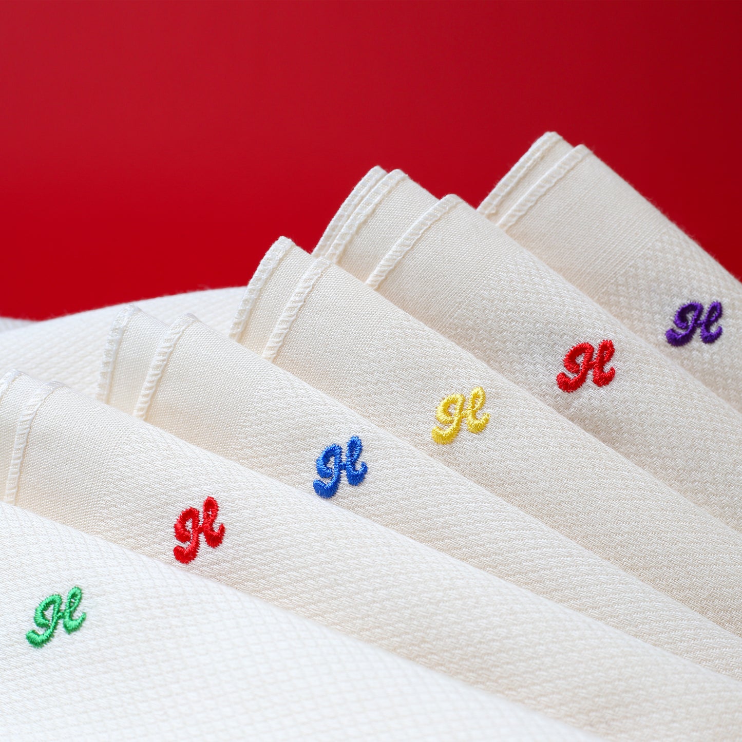 handkerchief organic cotton soft sustainable tree embroidery hanky gang