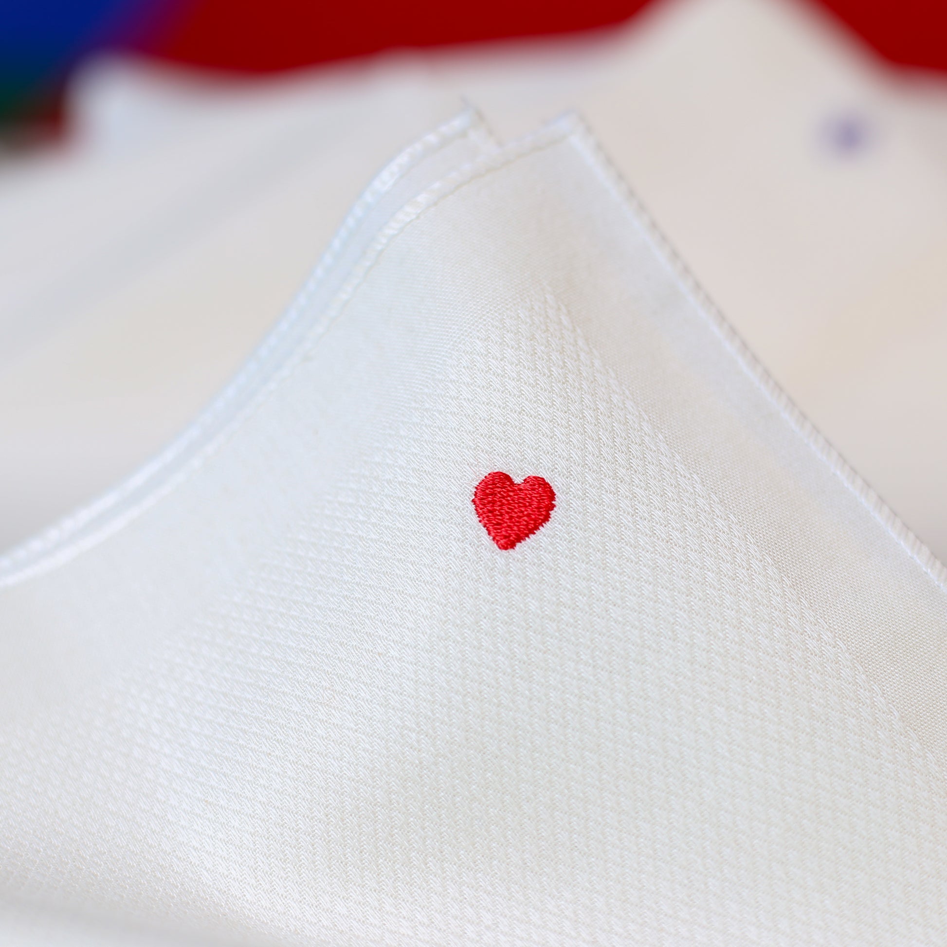handkerchief organic cotton soft sustainable heart embroidery hanky gang
