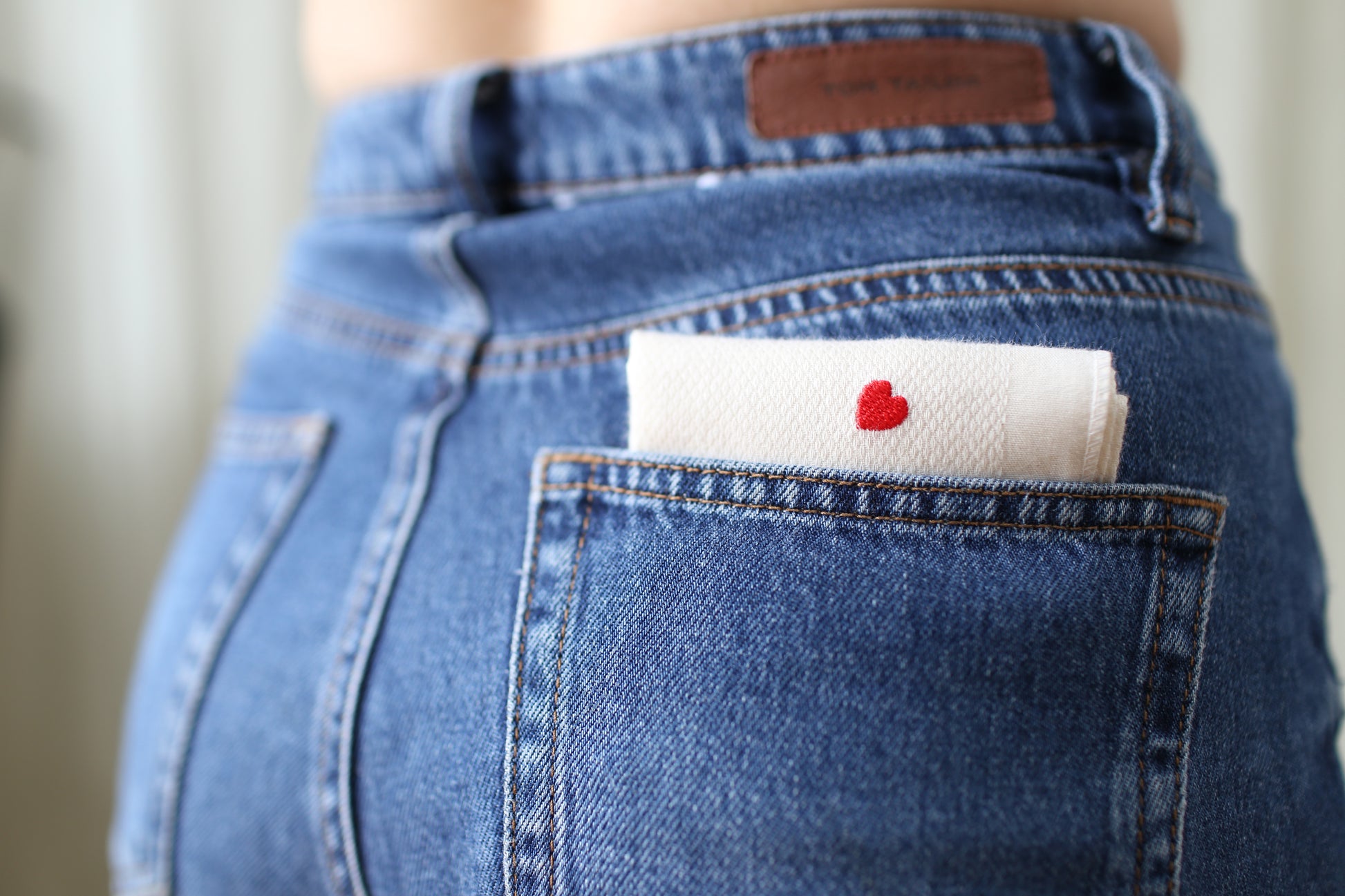 handkerchief organic cotton sustainable soft embroidery