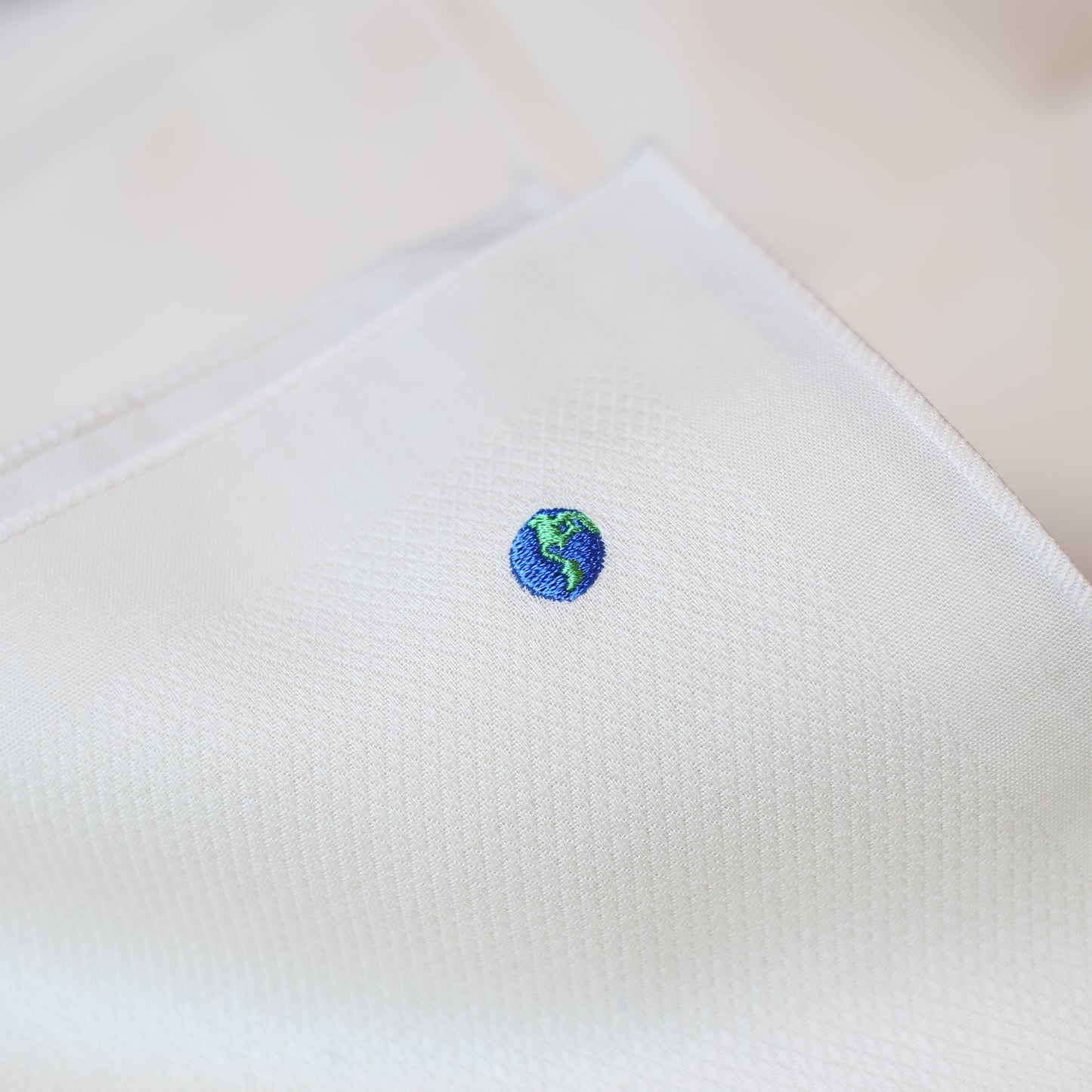 handkerchief organic cotton soft sustainable earth embroidery hanky gang