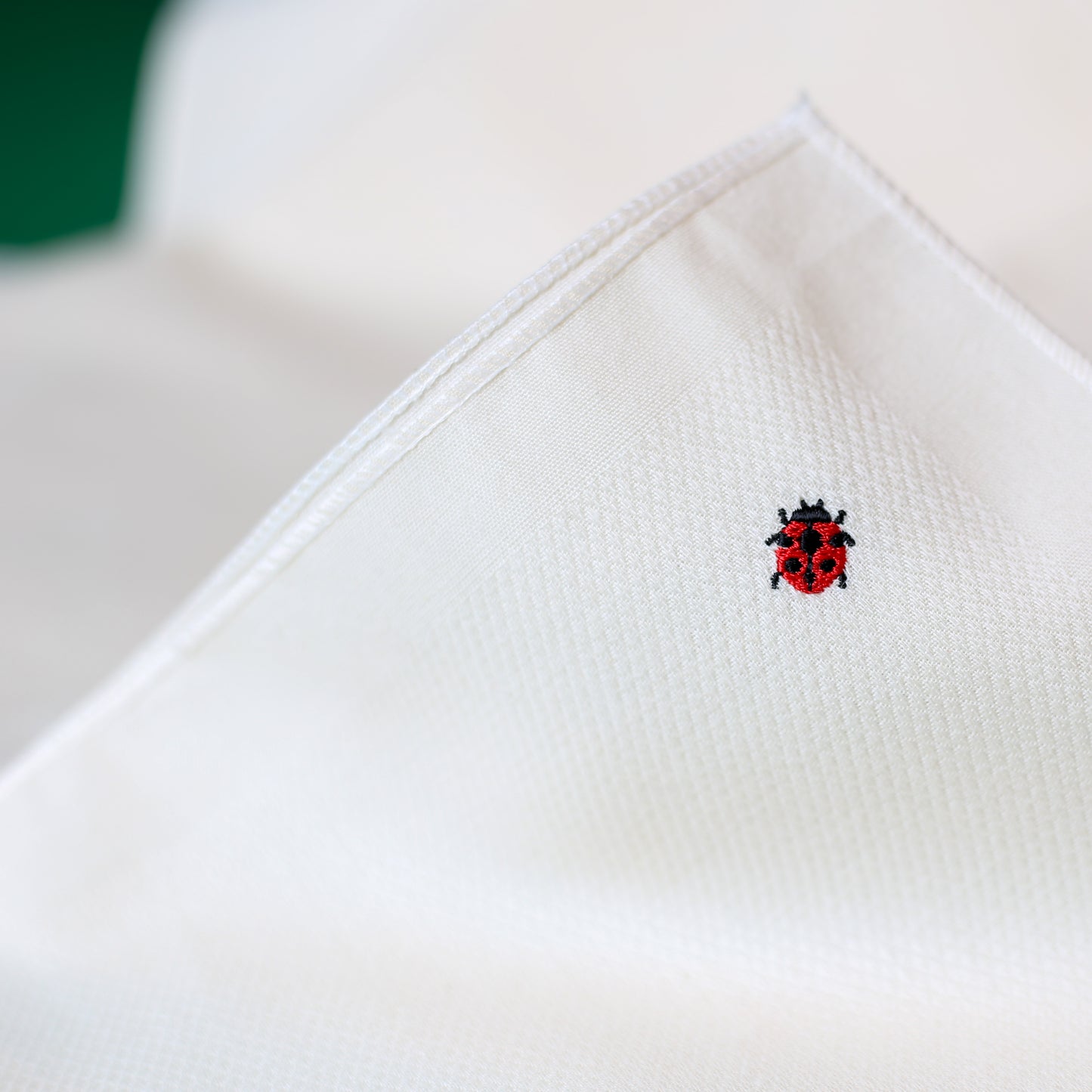 handkerchief organic cotton soft sustainable ladybug embroidery hanky gang